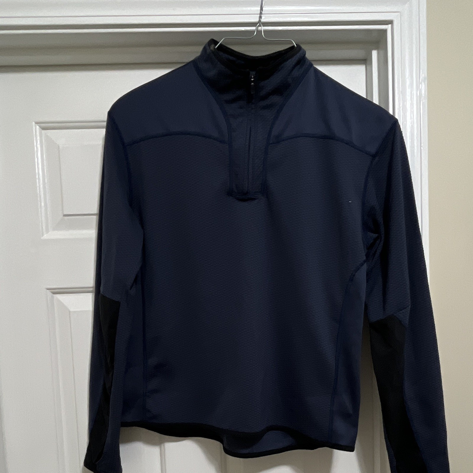 Columbia Titanium Men’s Navy Blue Pullover 1/4 Zip Activewear Top Size L gallery