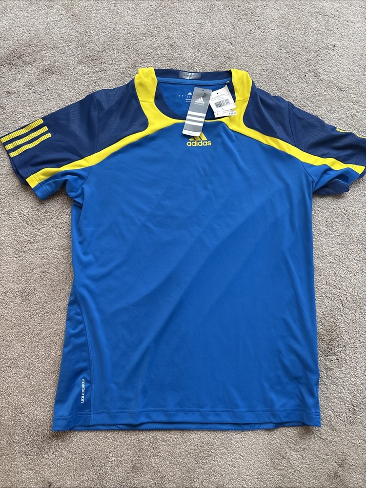 New With Tags Adidas Barricade ClimaCool Tennis Tee Crew Shirt size L