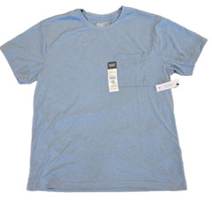 Athletic Works NWT Mens T Shirt Med Short Sleeves Blue or Lilac Moisture Wicking