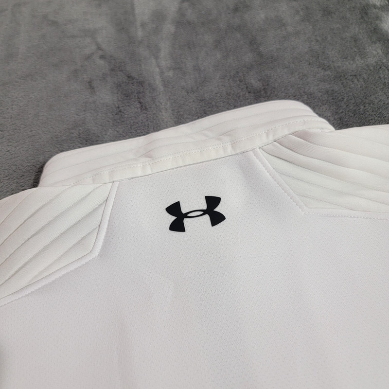 Under Armour Golf Pullover Men Medium White Cream UA Storm Daytona Half Zip gallery