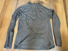 REI Lightweight Base Layer Quarter Zip Long Sleeve Shirt Mens Medium