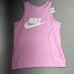 The Nike Tee Men’s Size Medium Icon Futura Tank Top Sleeveless Gym Shirt Pink