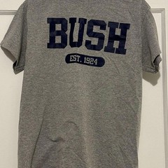 Gildan DryBlend Gray Bush EST. 1924 Graphic T-Shirt Medium