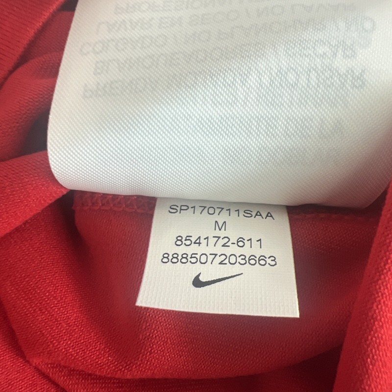 Nike Canada Team Issued 1/2-Zip Running Top Red 854172-611 Men’s Size M Medium gallery