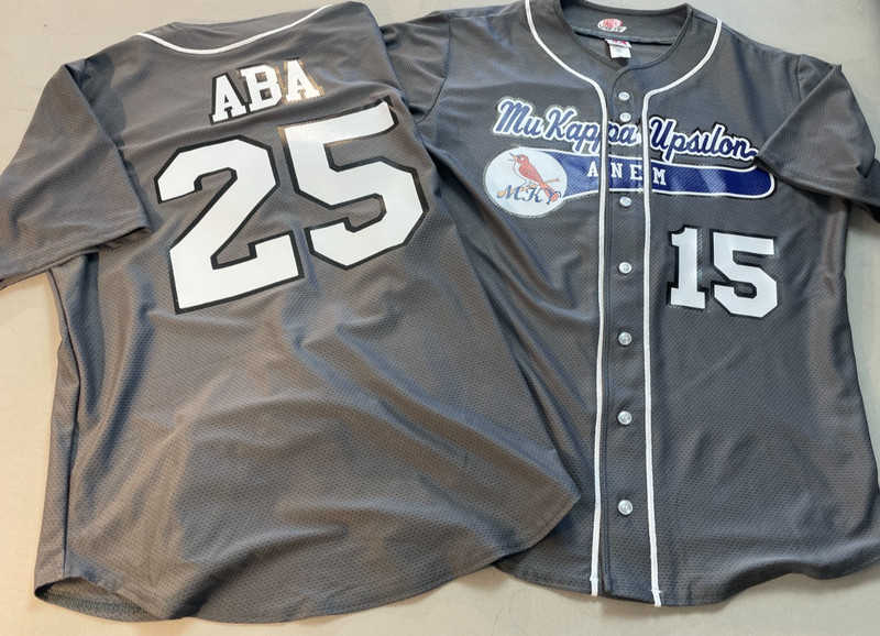 Custom Authentic Baseball Jersey - Classic Vinyl Lettering, Team Name & Number gallery