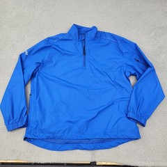 Callaway Weather Series 1/4 Zip Pullover Mens XL Blue Performance Logo Graphic
