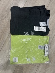 🔥Two Adidas Men’s Training Tees🔥Black/Reflective Silver Size M HG7895 HG1530