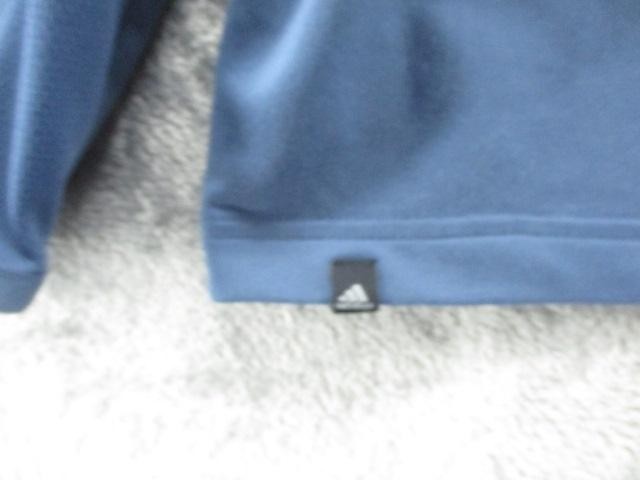 Adidas Shirt Mens XL Blue 1/4 Zip Climacool Golf Pullover Quivira Club Striped gallery