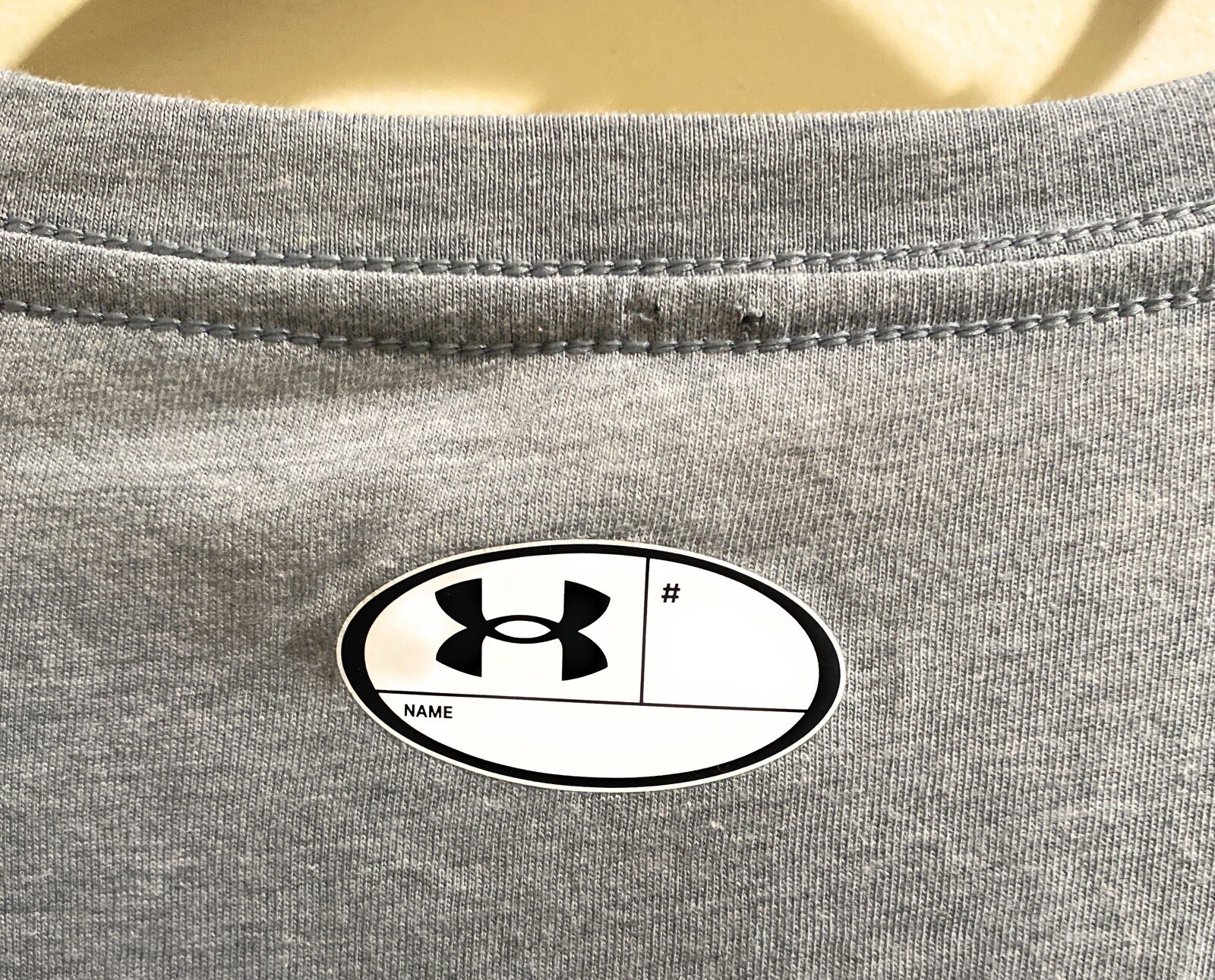 UNDER ARMOUR Logo Short Sleeve Gray Cotton/Poly T-shirt New with Tags 4XL gallery
