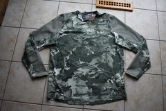 New Under Armour Men’s CoolSwitch Thermocline Hybrid Camo L/S Crew Shirt Small
