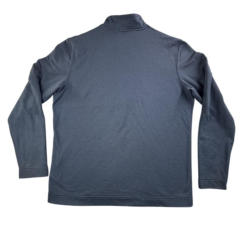 Smartwool Pullover Men Large Blue 1/4 Zip Fleece Chest Pocket Hiking Top Utility gallery
