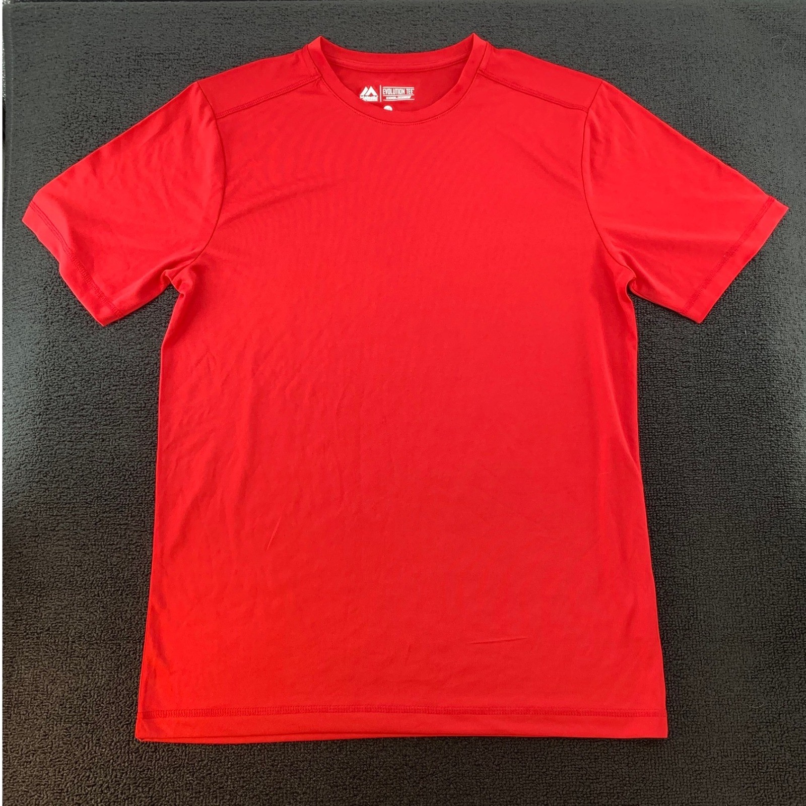 Majestic Athletic Red Evolution Coolbase Short Sleeve TShirt Mens Size M gallery