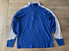 Ibex 1/4 Zip Sweatshirt Mens Large Merino Wool Pullover Base Layer Outdoor Hike