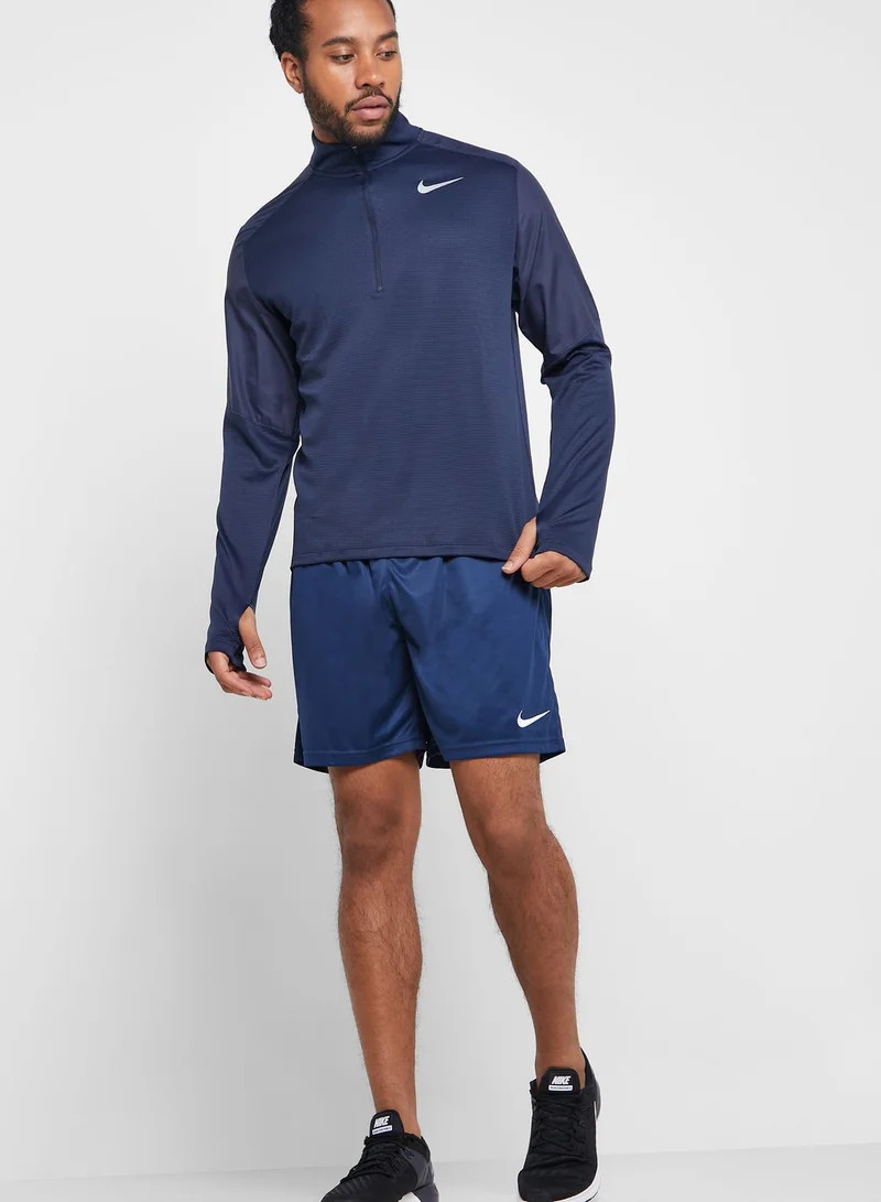 Nike Men's Pacer Hybrid Navy 1/2 Zip Running Top (BV4757-451) Size L Large gallery