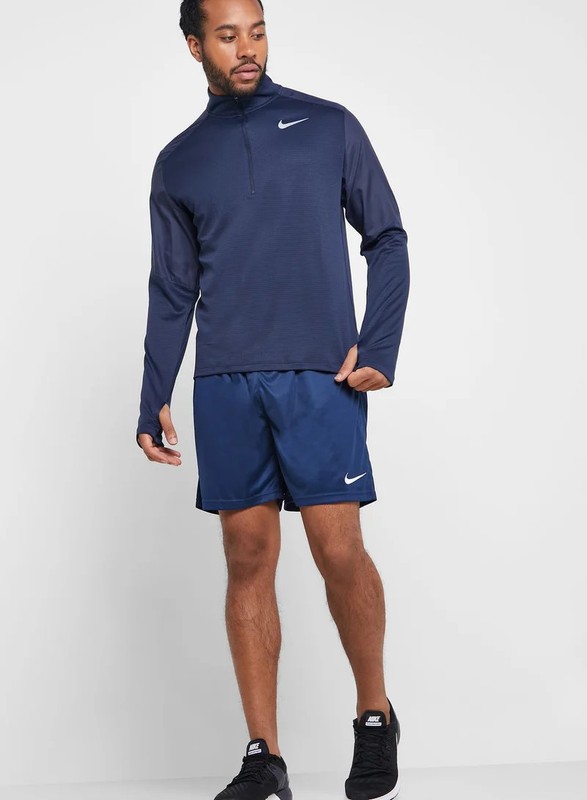 Nike Men's Pacer Hybrid Navy 1/2 Zip Running Top (BV4757-451) Size L Large gallery