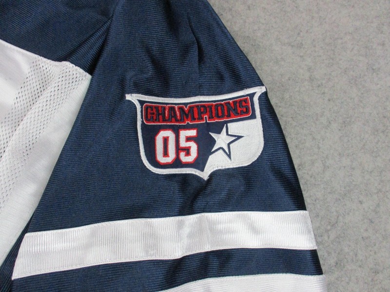 VINTAGE FUBU Jersey Mens 2XL XXL White Blue Football 05 Champions Street Wear gallery