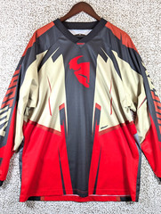 Thor Racing Long Sleeve Riding Shirt Men’s Large Red and Black