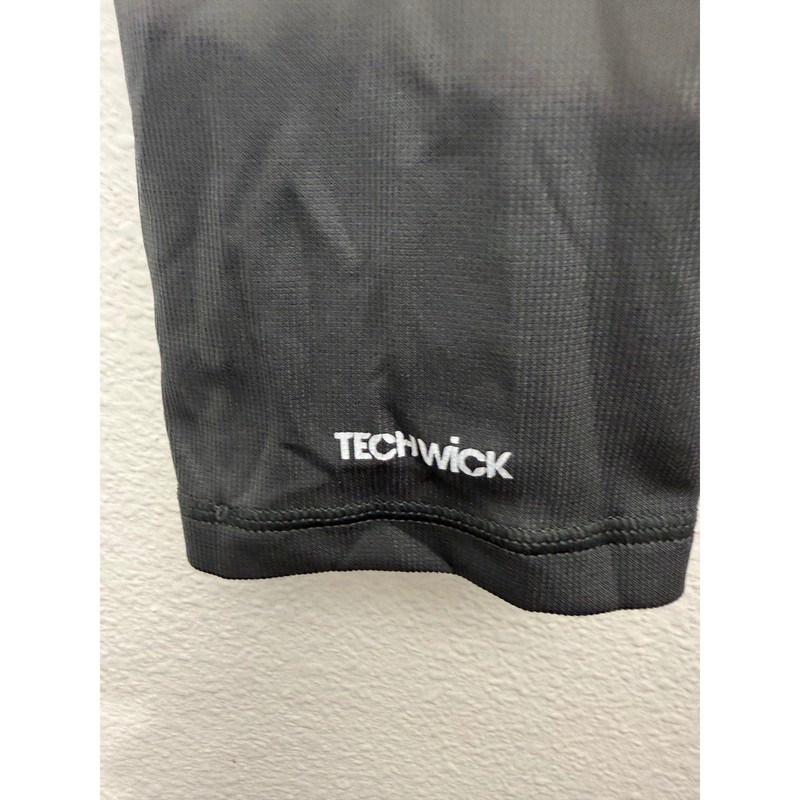 Eastern Mountain Sports EMS Techwick Mens XL Quarter Zip Pullover Gray HikingTop gallery