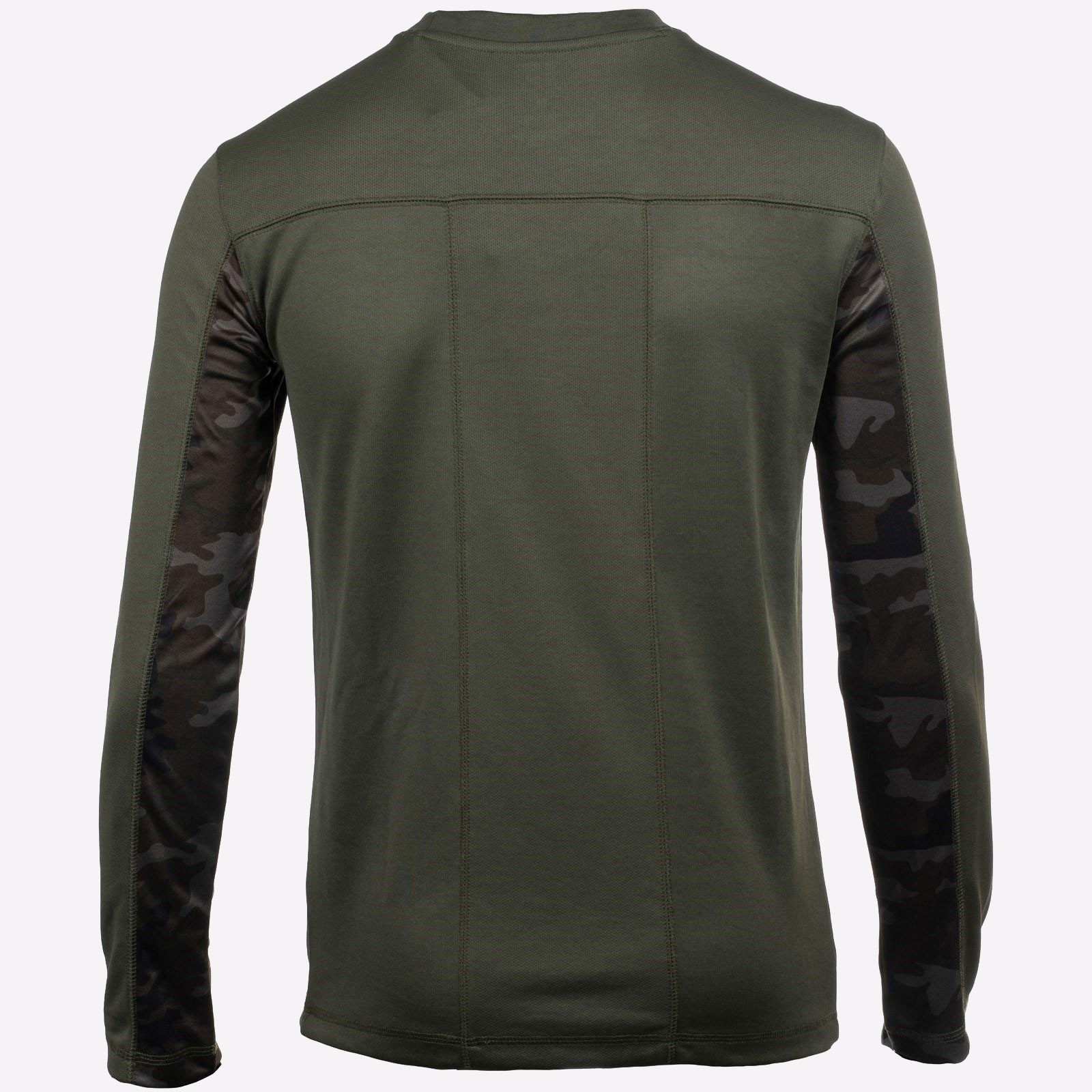 Caterpillar Coolmax Mens Long Sleeve Tee Green gallery