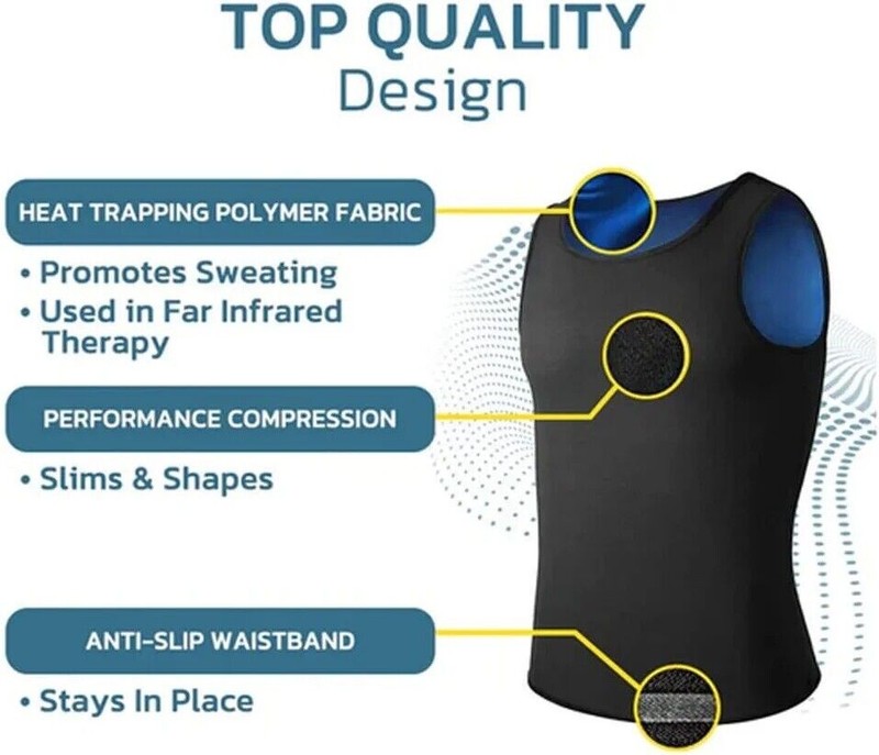 Sauna Sports Vest Sweat Suit Warm Tight Sweat Shapewear Training Weight Loss USA gallery