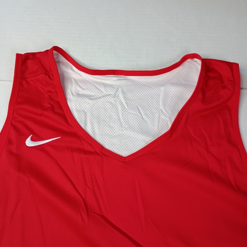 Nike Dri-FIT Basketball Jersey Men's Size 3XL Red White Reversible DN5212-658 gallery