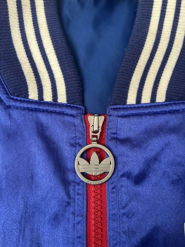Adidas 80S Late Model Descente American Football Pattern Nylon Jacket Men L Limi gallery