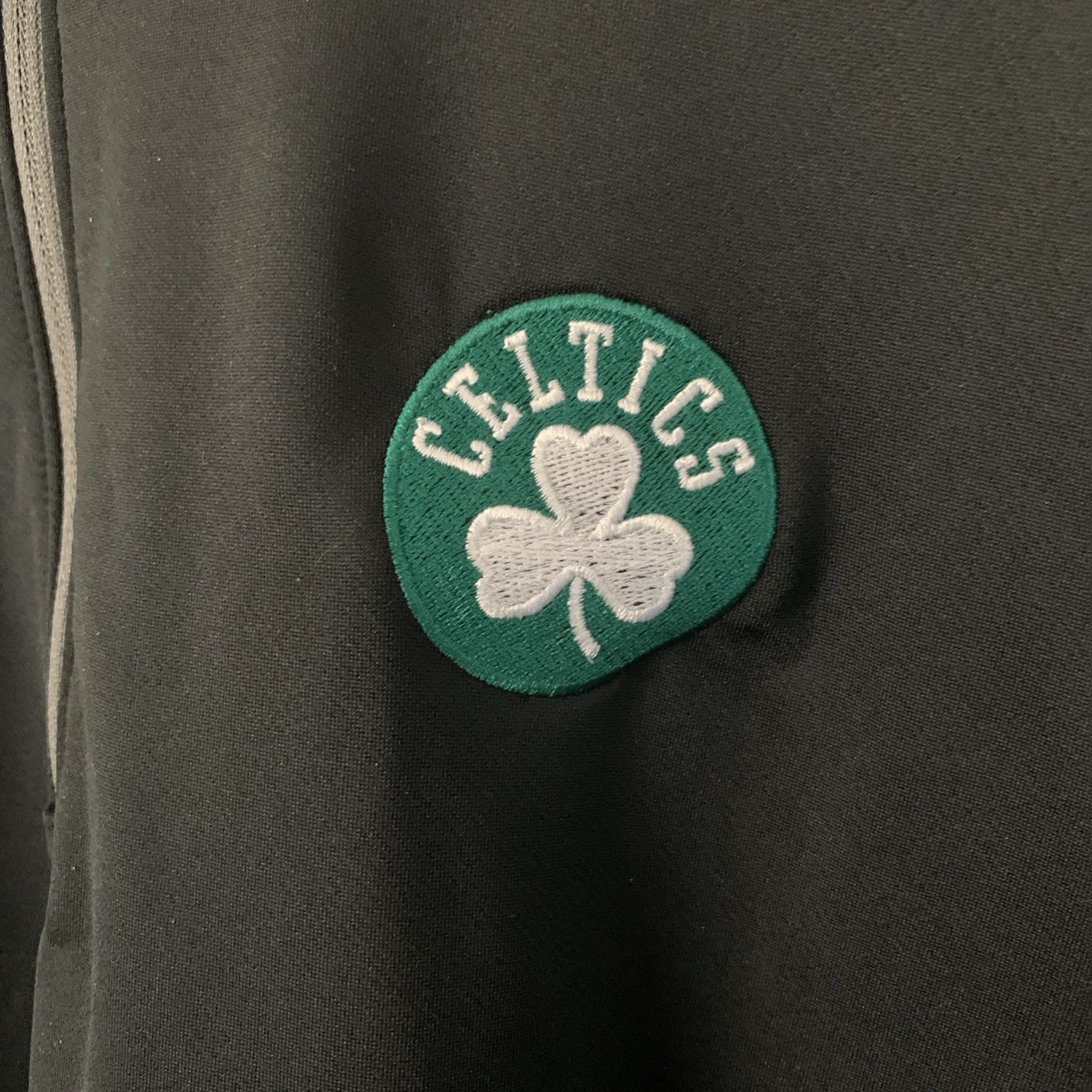 Nike NBA Boston Celtics Basketball Coaches 1/4 Zip Pullover Green Men's XXL gallery
