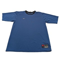 Vintage 90s Nike Team Sports Soccer Jersey Blue Short Sleeve Mens Large Crewneck