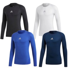 Men Adidas Alphaskin Sport Top Long Sleeve Jersey Climacool Training Apparel NEW