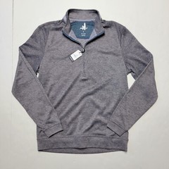 JOHNNIE-O REFLEX Seal Gray Small 1/4 Zip Long Sleeve Men’s Activewear Shirt NWT