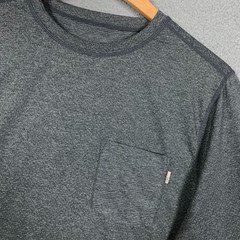 Vuori Tradewind Shirt Men’s Large Gray Heather Stretch Long Sleeve Workout Gym