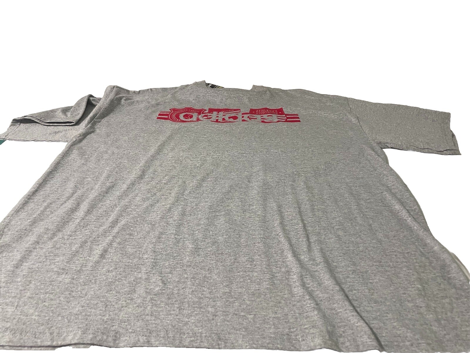 Adidas NWT Men’s Grey/Red Short Sleeve Shirt! 2XLT gallery