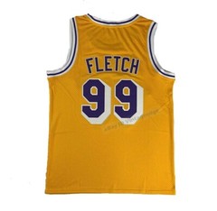 Throwback Chase Irwin Fletch Fletcher #99 Basketball Jerseys Movie Jersey Custom
