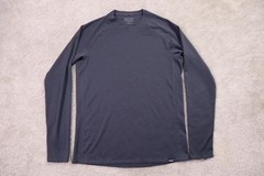 Patagonia Shirt Mens Medium Capilene Mid Layer Gray