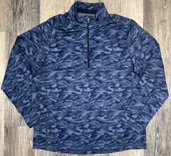 Vineyard Vines Men’s Large Jim Nantz 1/4 Zip Camo Pullover Long Sleeve Top