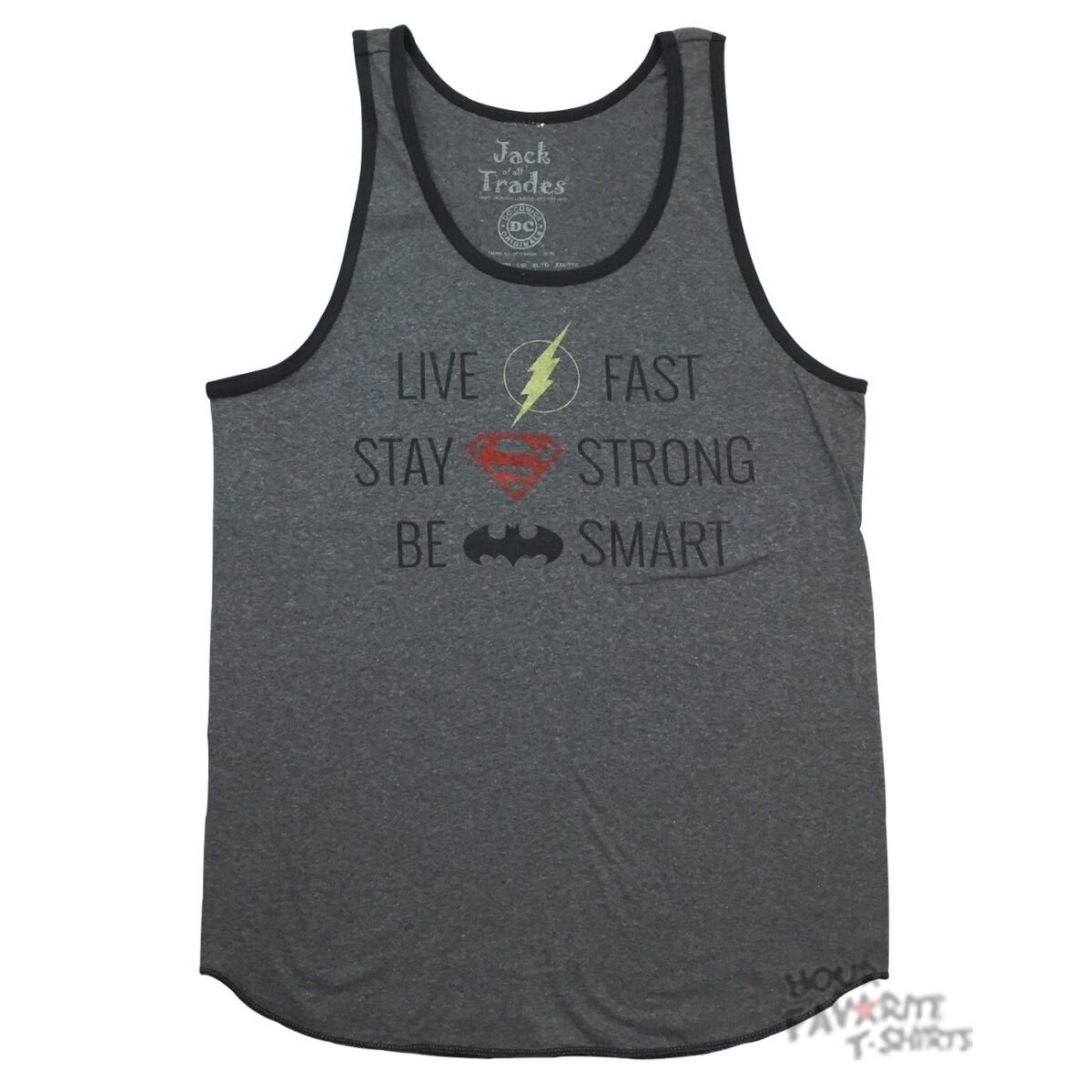 DC Comics Fast Strong Smart DC Comics Premium Adult Tank Top gallery