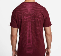 Nike Pro Dri-FIT Men’s SS Burgundy Lighweight Training Top DQ4866-638 M (S4)