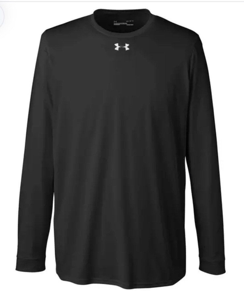 UNDER ARMOUR Locker Tee 2.0 - L/S - Size Medium - Black- NWT gallery
