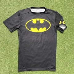 Under Armour Shirt Large L Batman Compression Heatgear Alter Ego DC Dark Knight