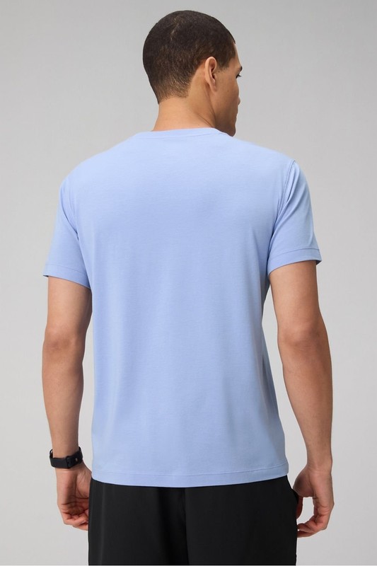 FABLETICS THE 24/7 TEE - BLUE OXFORD - L gallery