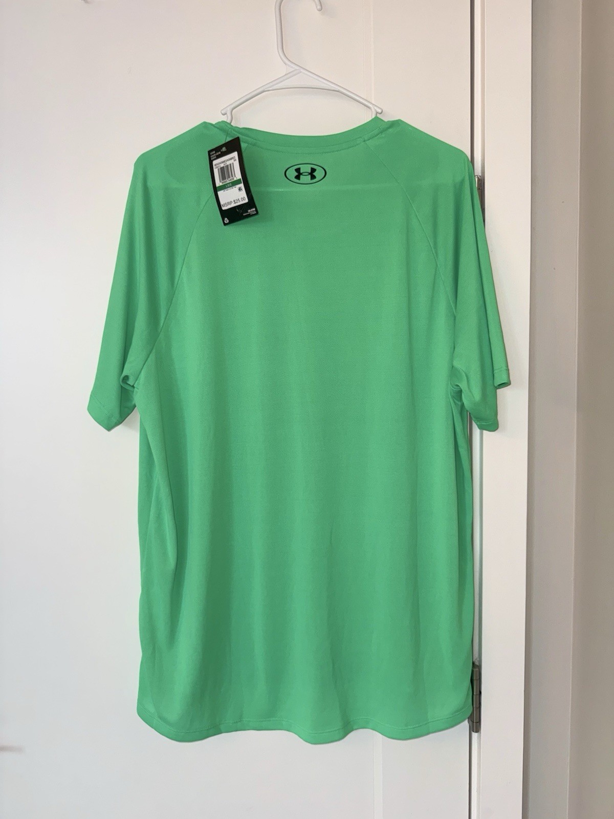 Under Armour Tech 2.0 Mens Large Green Short Sleeve Athletic T Shirt ⭐️NWT gallery