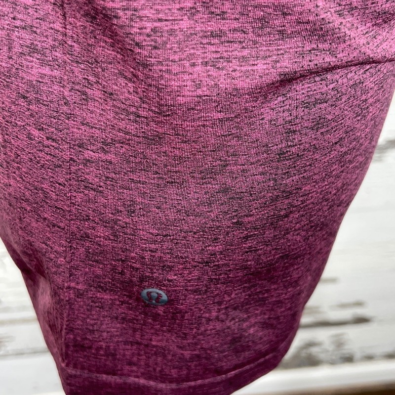 LULULEMON Metal Vent Tech Short Sleeve 2.0 Red Dust / Arctic Plum Sz M EUC gallery