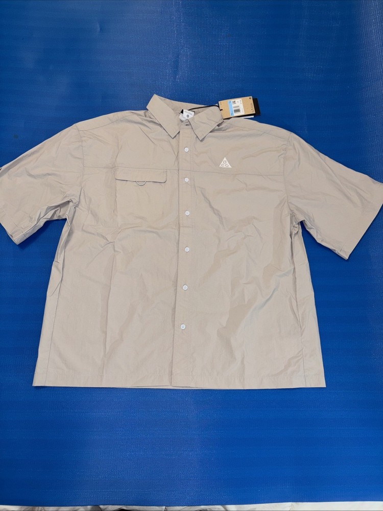 Nike ACG Orb Weaver UV Repel Short Sleeve Shirt Men’s Size M HJ2883-009 $110