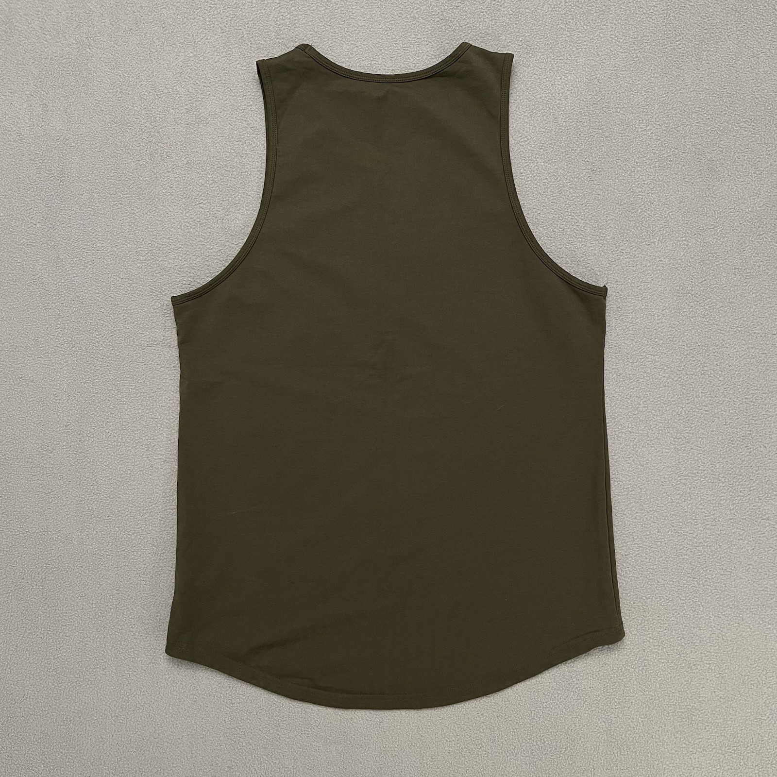 BYLT Premium Basics Lux Drop Cut Tank Top Mens L Black Stretch Workout Training gallery