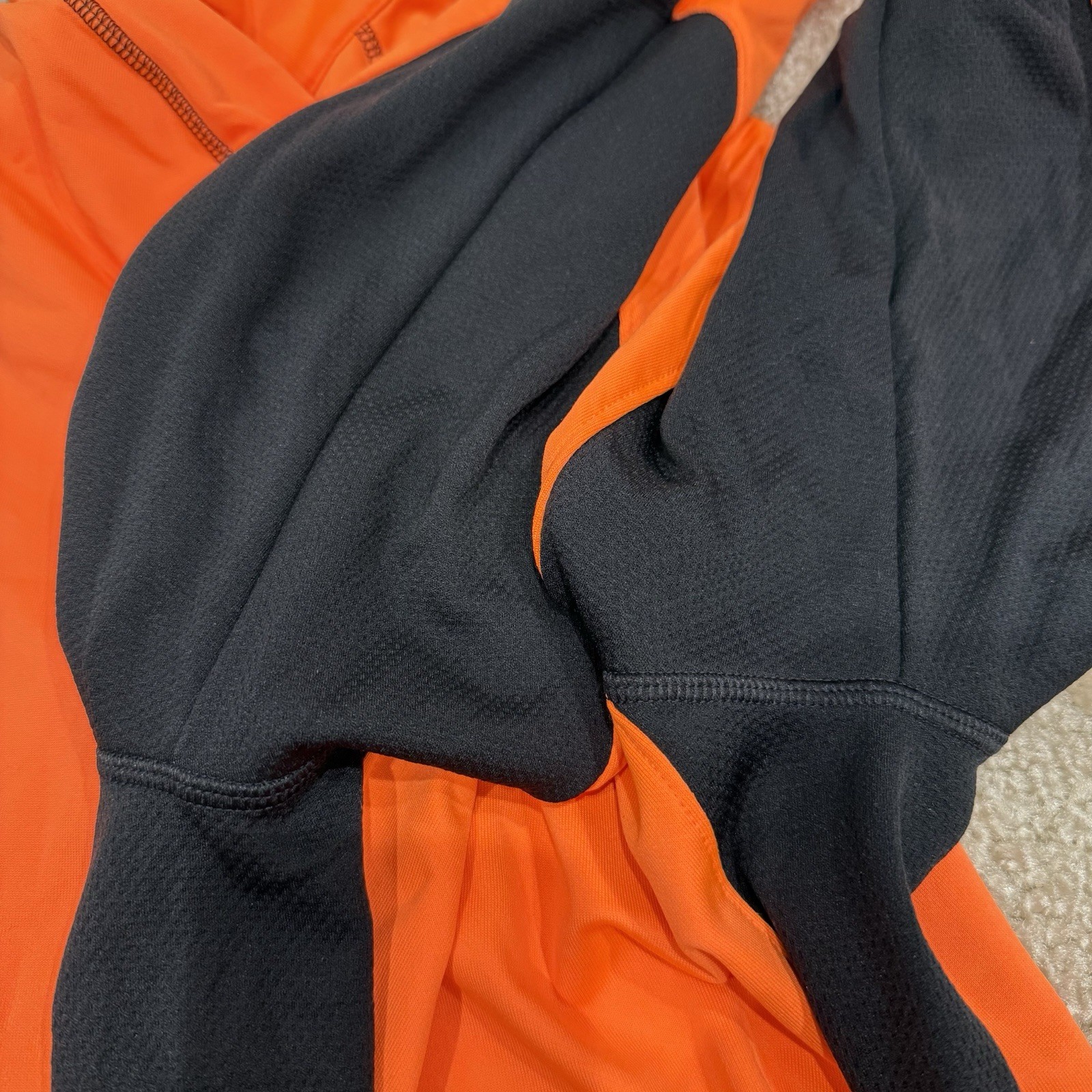 Saucony Men's ViZiPRO Running Orange, Size M Long Sleeve Cycling Hiking Drylete gallery