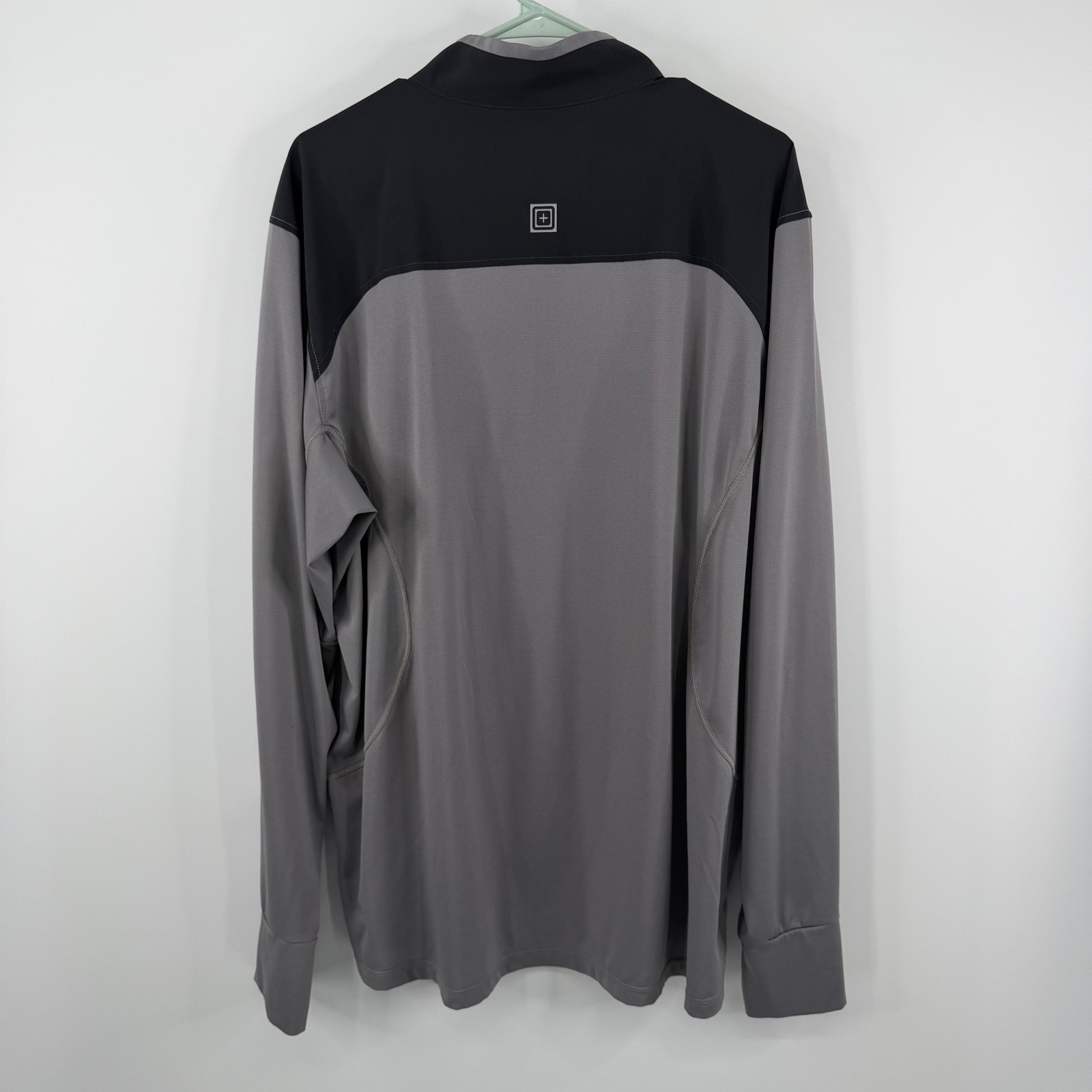 5.11 Tactical 1/4 Zip Pullover Mens 2XL Gray Long Sleeve Performance Shirt gallery