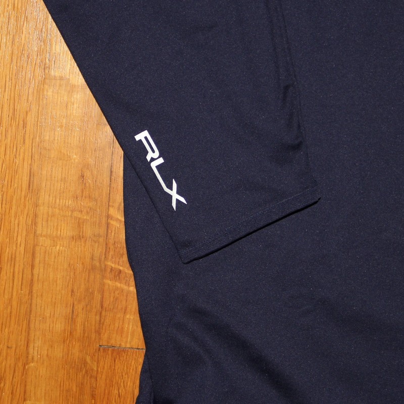 Ralph Lauren RLX Golf Performance Jersey Quarter-Zip Pullover Mens L Navy Blue gallery