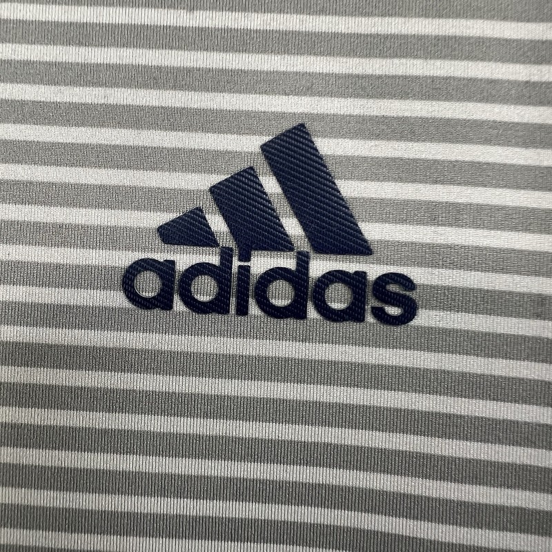 Adidas Minimal Clean Polo Grey M Mens Casual Summer Golf Classic Essential gallery