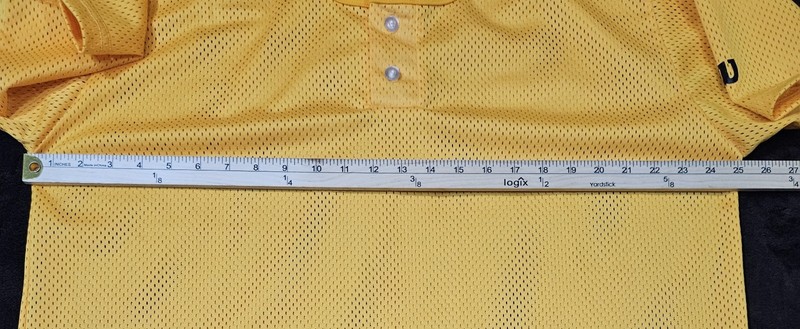 Vintage Wilson Yellow Mesh Practice Jersey Men's Size XXL Made in USA gallery