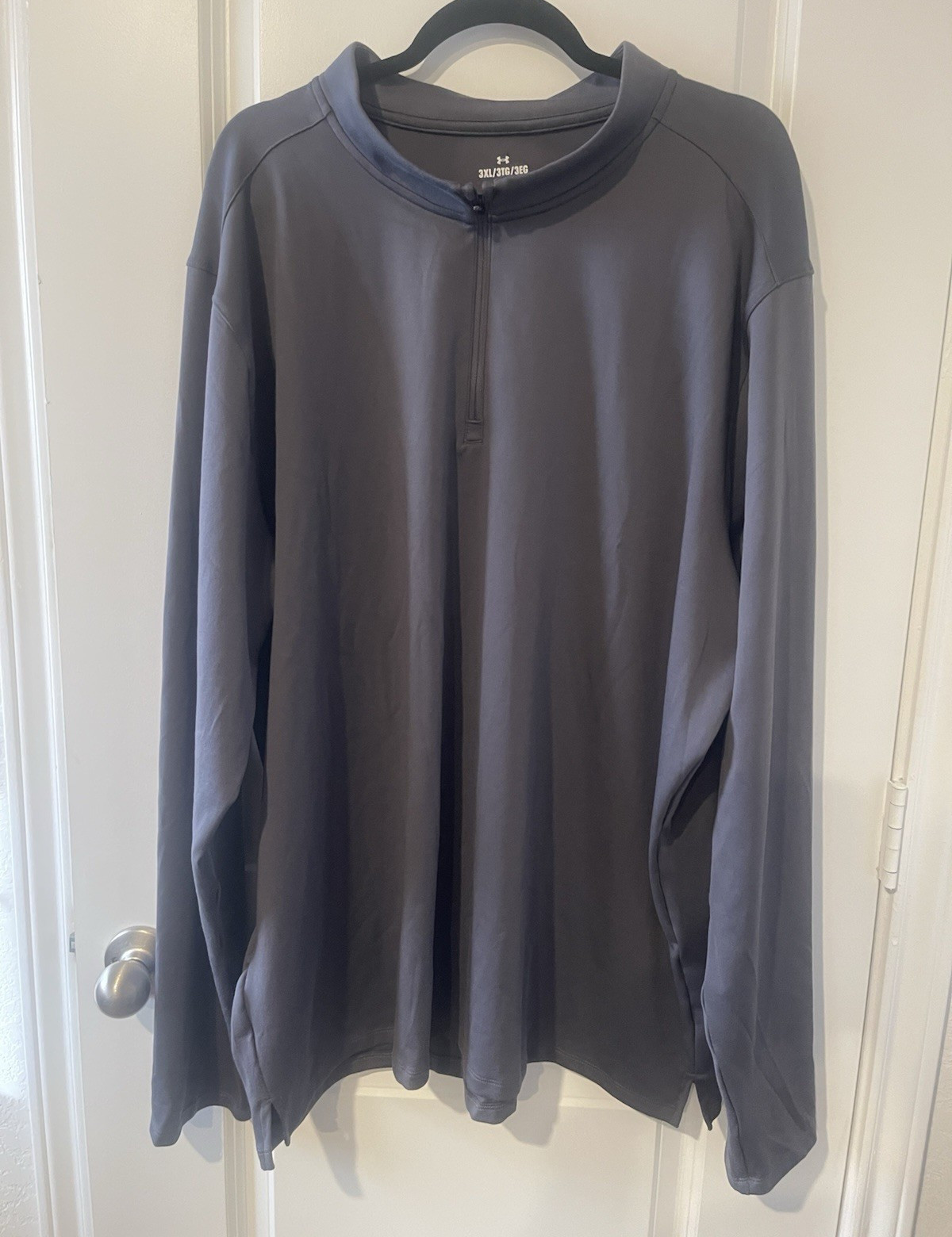 Under Armour UA Motion Men's 1/4 Zip Pullover Grey 3XL Big & Tall Loose gallery